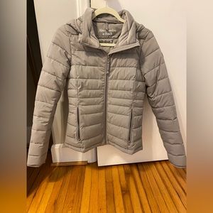 Abercrombie stretch lightweight packable puffer jacket
